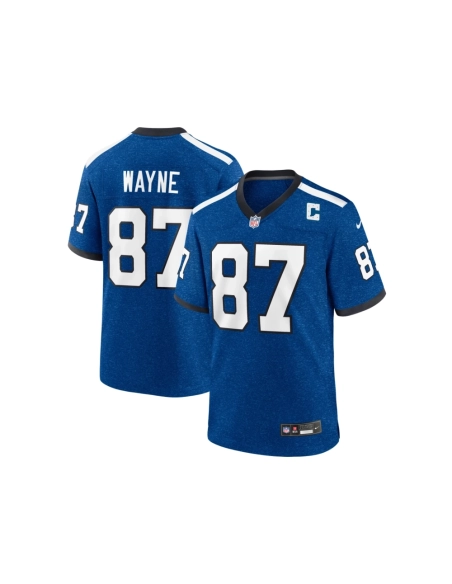 Mens Indianapolis Colts Reggie Wayne Royal Indiana Nights Alternate Game Jersey