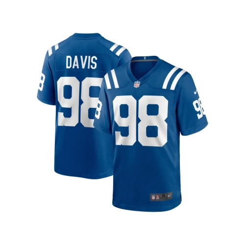 Mens Indianapolis Colts Raekwon Davis Royal Game Jersey