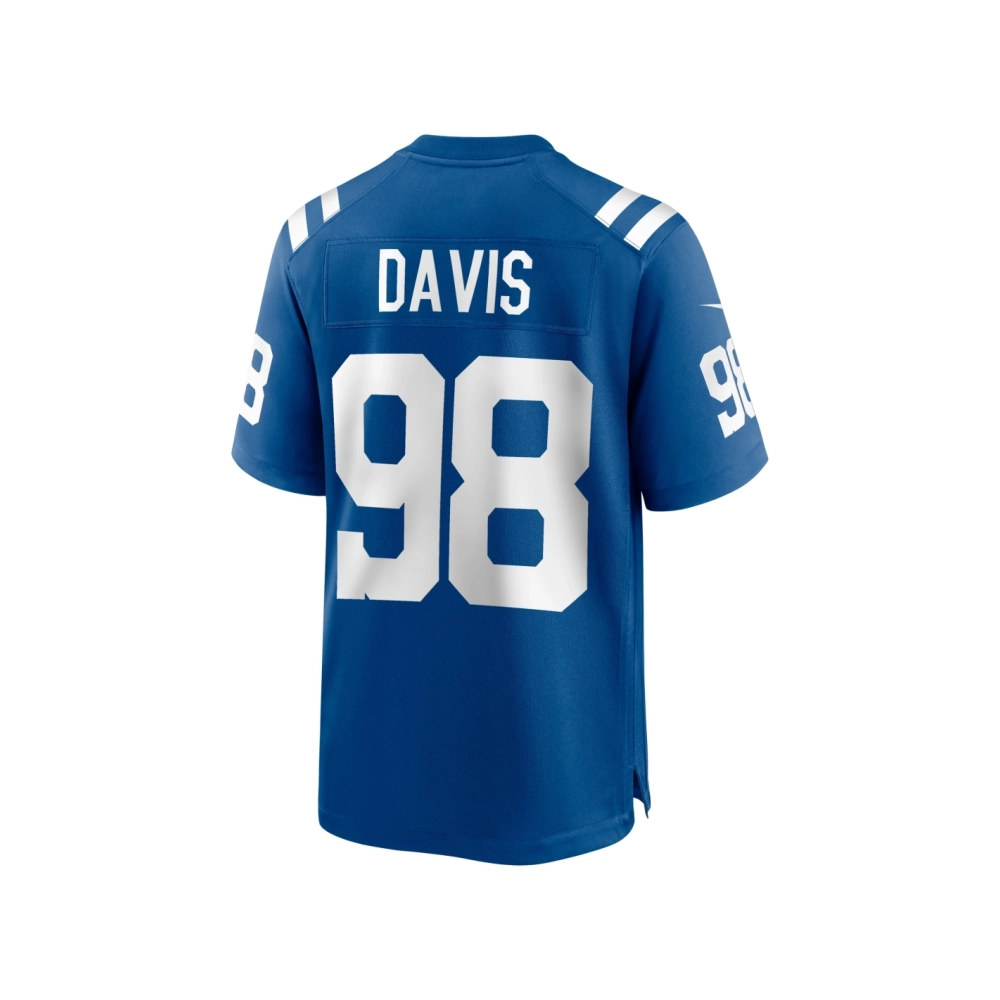 Mens Indianapolis Colts Raekwon Davis Royal Game Jersey