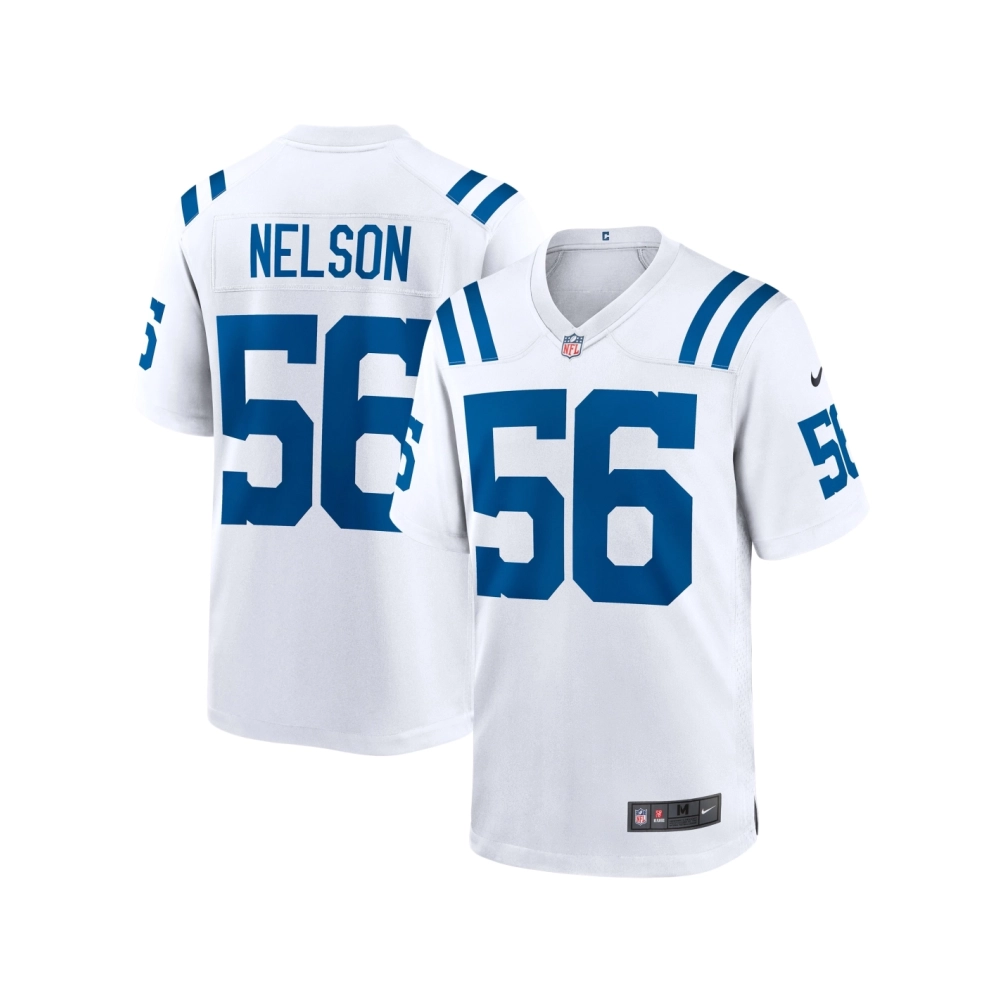 Mens Indianapolis Colts Quenton Nelson White Game Player Jersey