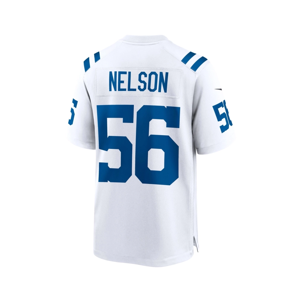 Mens Indianapolis Colts Quenton Nelson White Game Player Jersey