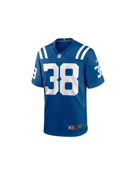 Mens Indianapolis Colts Pharaoh Brown Royal Game Player Jersey