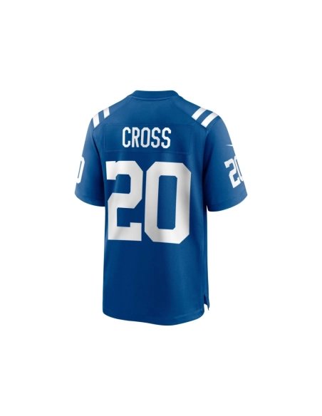 Mens Indianapolis Colts Nick Cross Royal Player Game Jersey