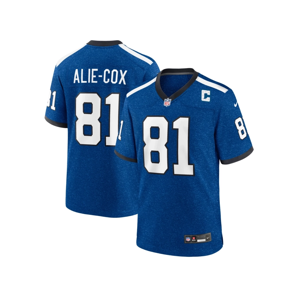 Mens Indianapolis Colts Mo Alie Cox Royal Indiana Nights Alternate Game Jersey