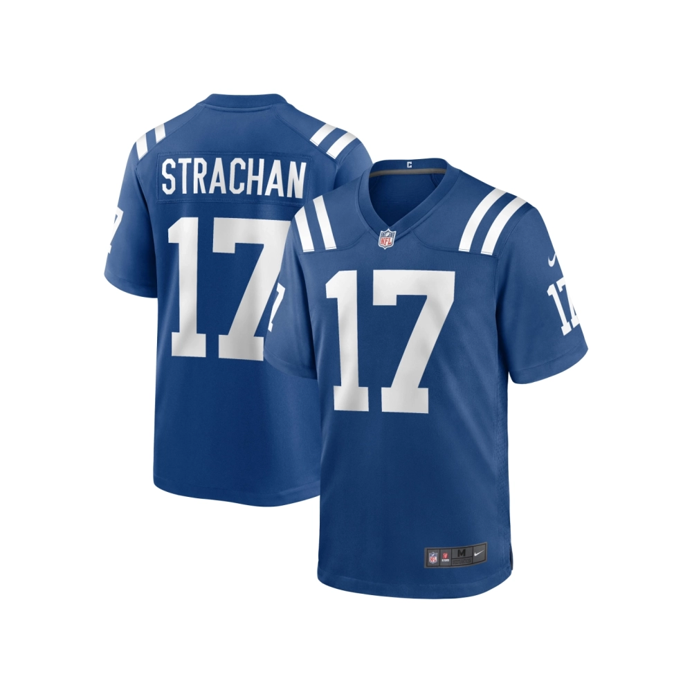 Mens Indianapolis Colts Mike Strachan Royal Game Jersey