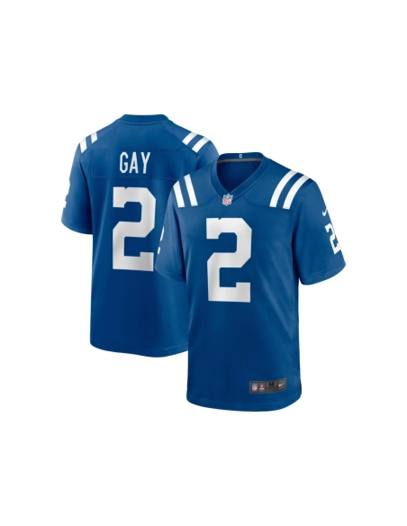 Mens Indianapolis Colts Matt Gay Royal Game Player Jersey