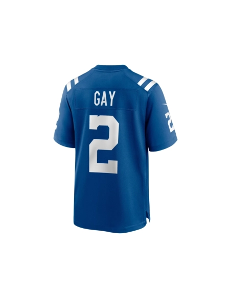 Mens Indianapolis Colts Matt Gay Royal Game Player Jersey