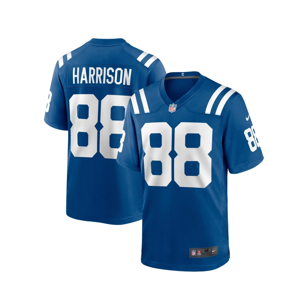 Mens Indianapolis Colts Marvin Harrison Royal Game Retired Player Jersey