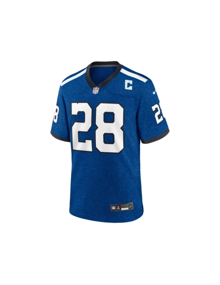 Mens Indianapolis Colts Marshall Faulk Royal Indiana Nights Alternate Game Jersey