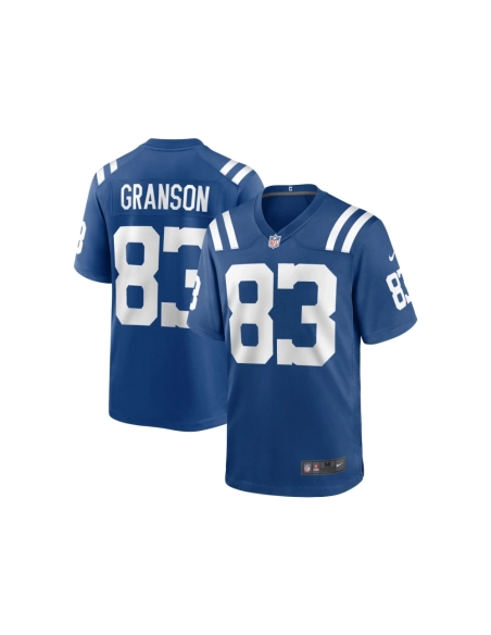 Mens Indianapolis Colts Kylen Granson Royal Game Jersey