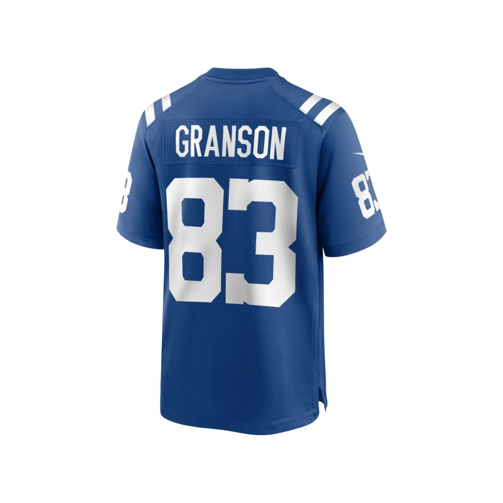 Mens Indianapolis Colts Kylen Granson Royal Game Jersey