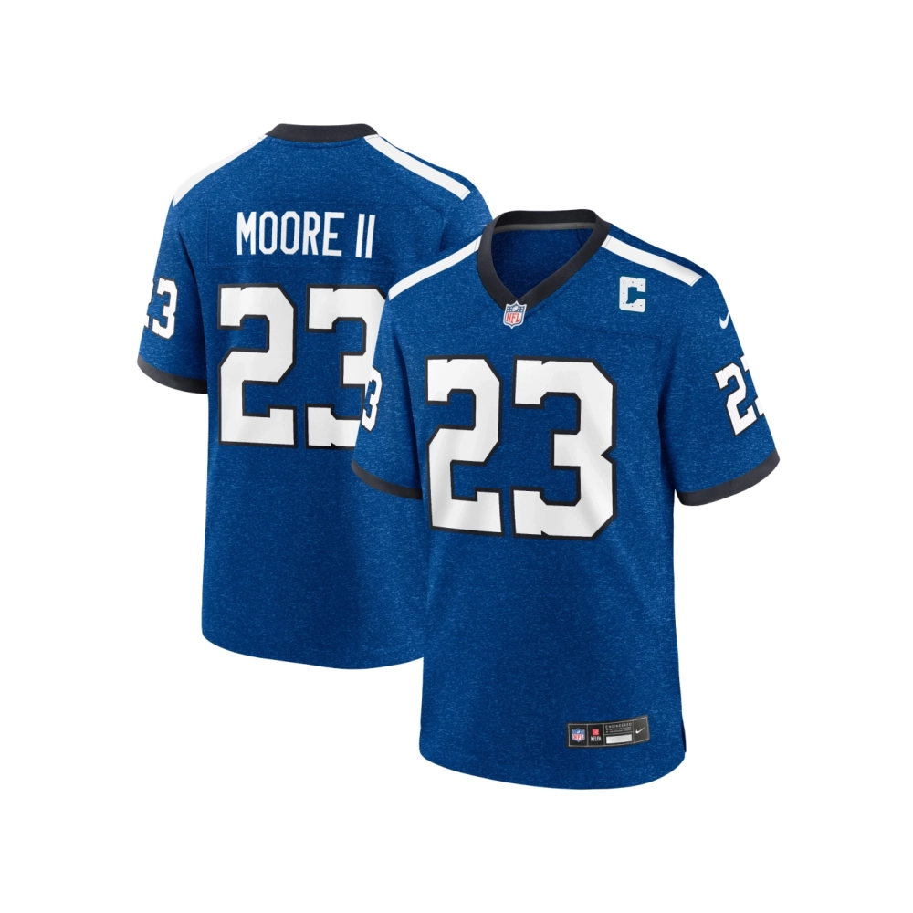 Mens Indianapolis Colts Kenny Moore II Royal Indiana Nights Alternate Game Jersey
