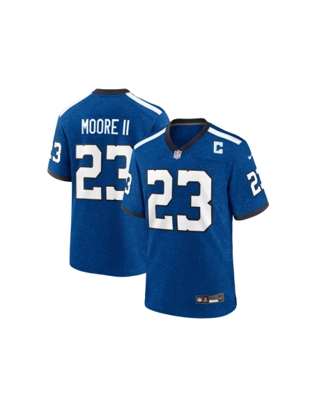 Mens Indianapolis Colts Kenny Moore II Royal Indiana Nights Alternate Game Jersey
