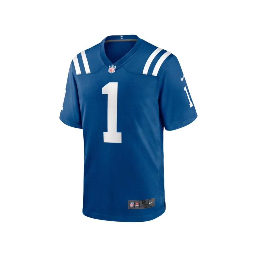 Mens Indianapolis Colts Josh Downs Royal Team Game Jersey