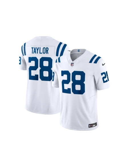 Mens Indianapolis Colts Jonathan Taylor White Vapor F.U.S.E. Limited Jersey