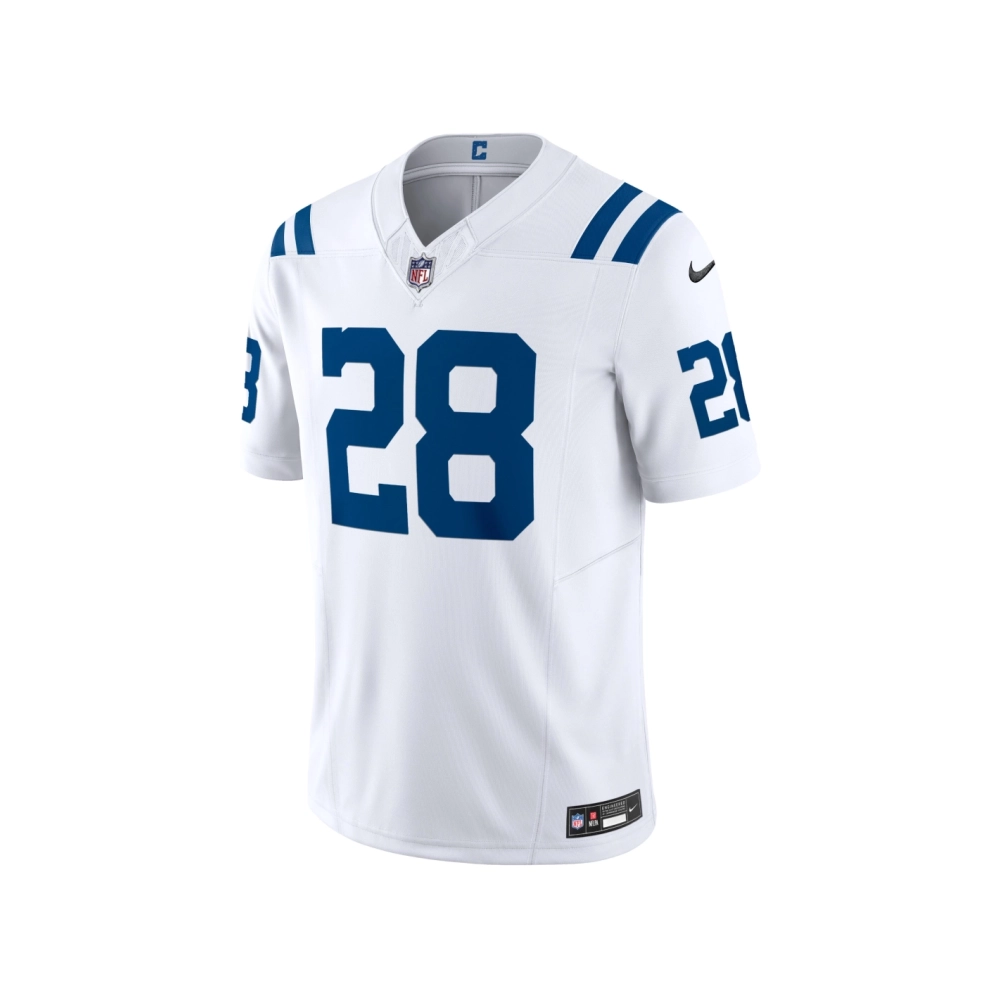 Mens Indianapolis Colts Jonathan Taylor White Vapor F.U.S.E. Limited Jersey
