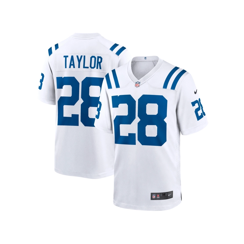 Mens Indianapolis Colts Jonathan Taylor White Player Game Jersey