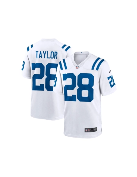 Mens Indianapolis Colts Jonathan Taylor White Player Game Jersey