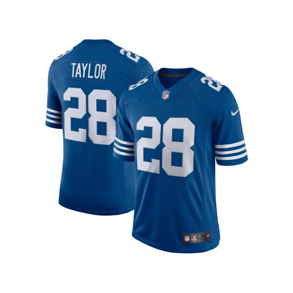 Mens Indianapolis Colts Jonathan Taylor Royal Alternate Vapor Limited Jersey