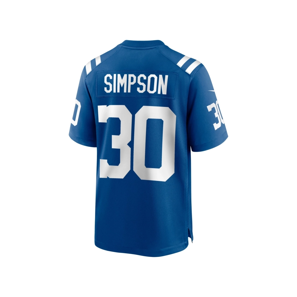 Mens Indianapolis Colts Jaylin Simpson Royal Game Jersey