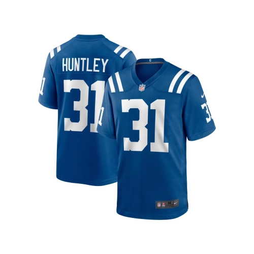 Mens Indianapolis Colts Jason Huntley Royal Team Game Jersey
