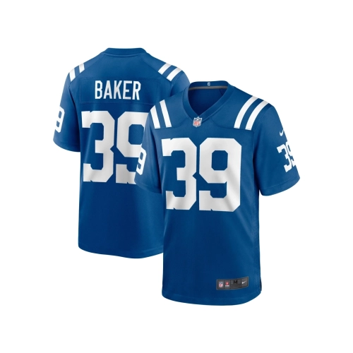 Mens Indianapolis Colts Darrell Baker Jr Royal Team Game Jersey