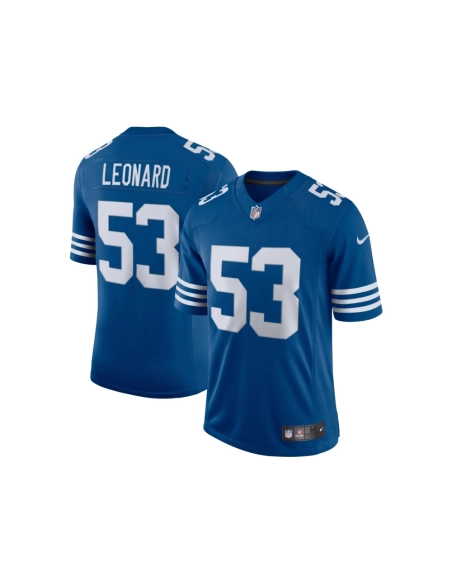 Mens Indianapolis Colts Darius Leonard Royal Alternate Vapor Limited Jersey