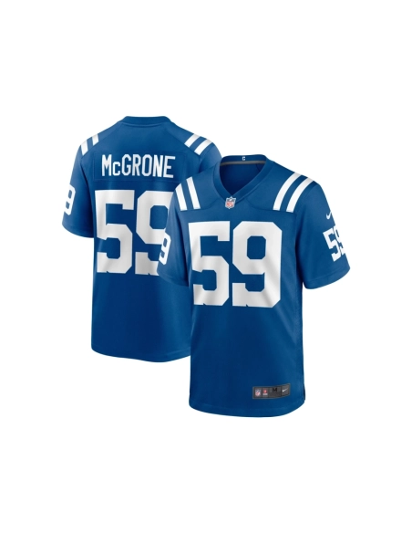Mens Indianapolis Colts Cameron McGrone Royal Team Game Jersey