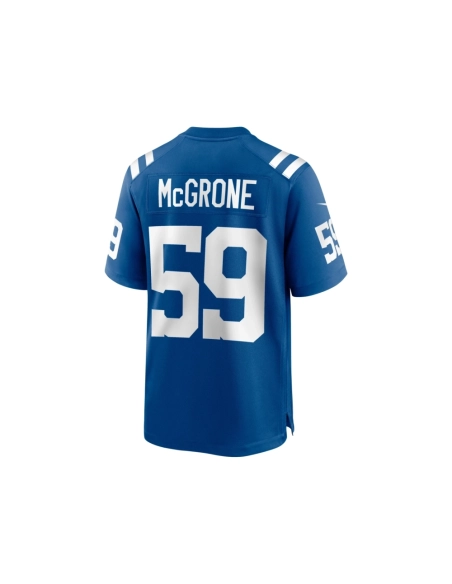 Mens Indianapolis Colts Cameron McGrone Royal Team Game Jersey