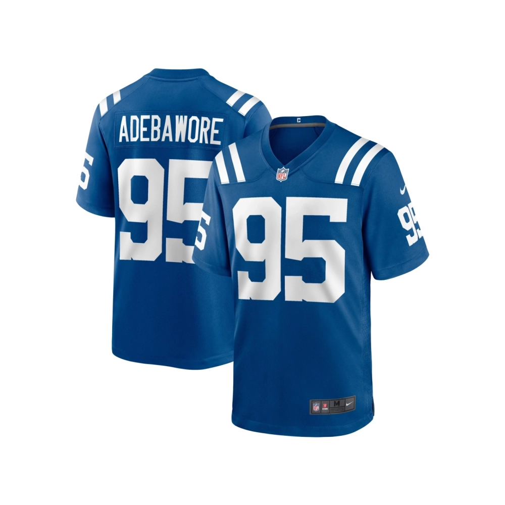 Mens Indianapolis Colts Adetomiwa Adebawore Royal Team Game Jersey