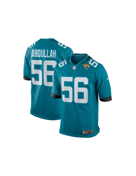 Mens Jacksonville Jaguars Yasir Abdullah Teal Team Game Jersey