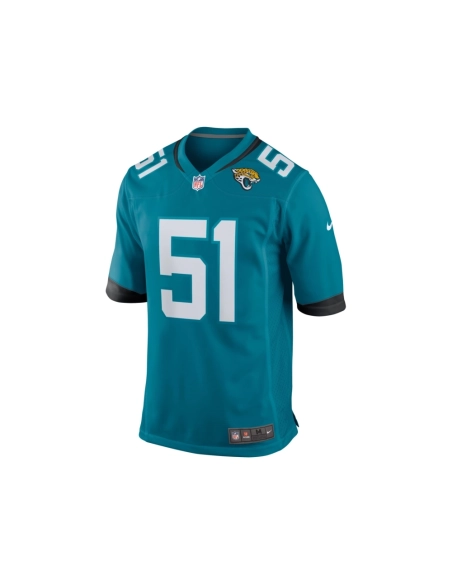 Mens Jacksonville Jaguars Ventrell Miller Teal Game Jersey