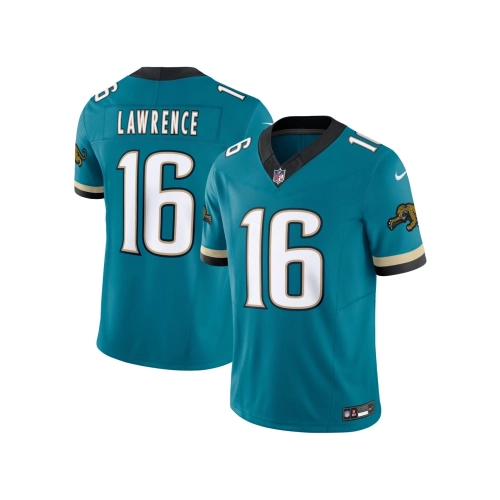 Mens Jacksonville Jaguars Trevor Lawrence Teal Prowler Throwback Vapor F.U.S.E. Limited Jersey