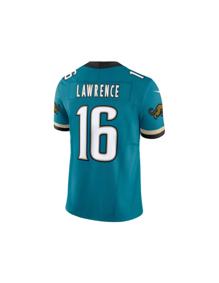 Mens Jacksonville Jaguars Trevor Lawrence Teal Prowler Throwback Vapor F.U.S.E. Limited Jersey