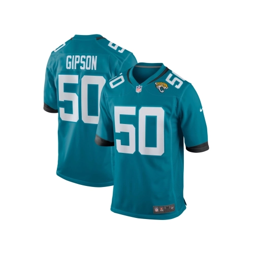 Mens Jacksonville Jaguars Trevis Gipson Teal Team Game Jersey