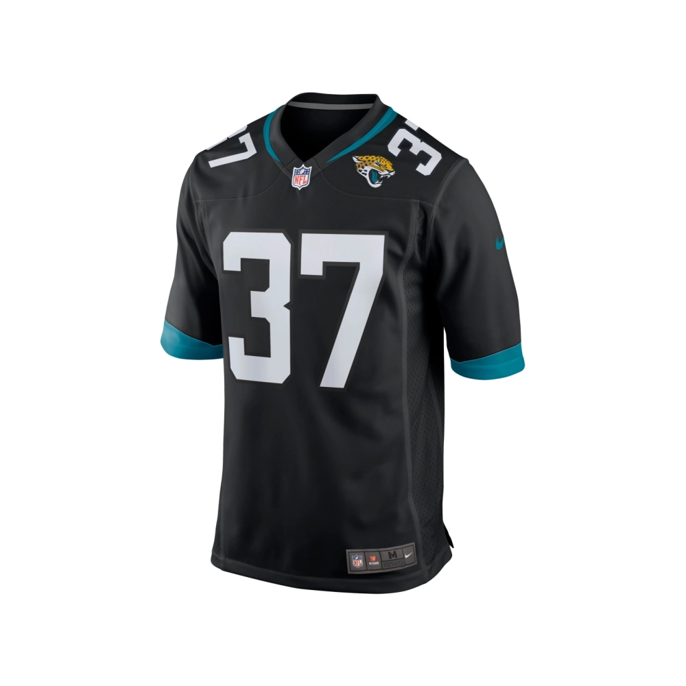 Mens Jacksonville Jaguars Tre Herndon Black Game Jersey