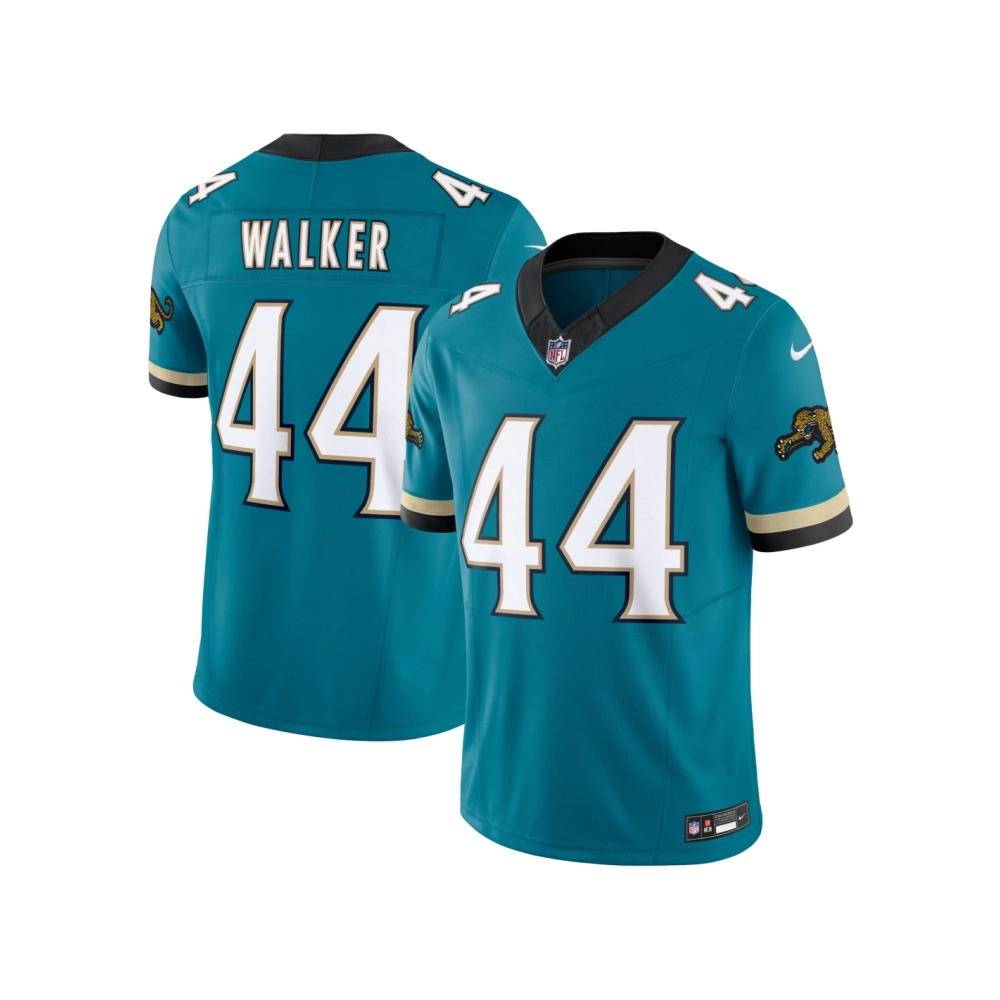 Mens Jacksonville Jaguars Travon Walker Teal Prowler Throwback Vapor F.U.S.E. Limited Jersey
