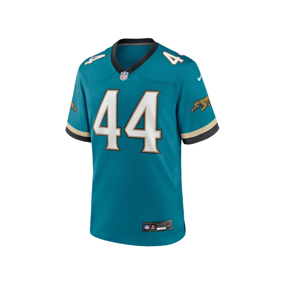Mens Jacksonville Jaguars Travon Walker Teal Prowler Throwback Player Game Jersey