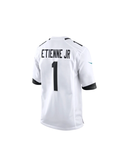 Mens Jacksonville Jaguars Travis Etienne Jr. White Game Player Jersey