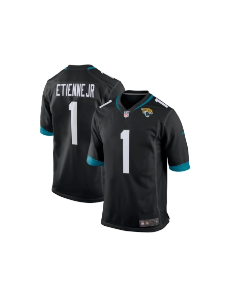 Mens Jacksonville Jaguars Travis Etienne Black Game Jersey