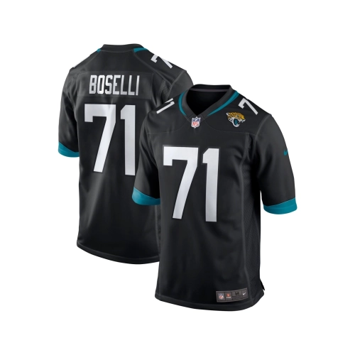Mens Jacksonville Jaguars Tony Boselli Black Game Retired Player Jersey