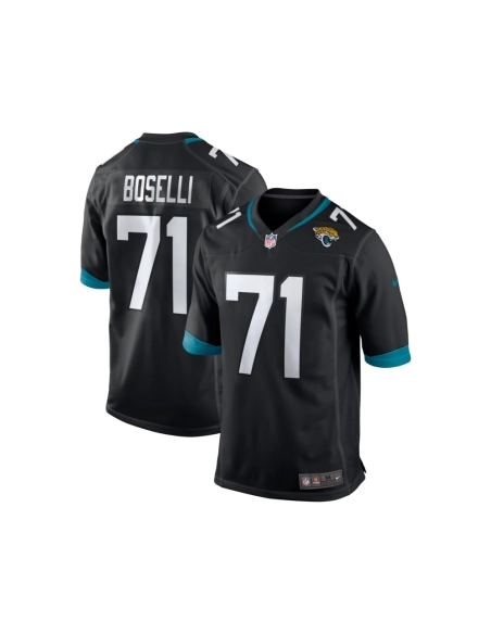 Mens Jacksonville Jaguars Tony Boselli Black Game Retired Player Jersey
