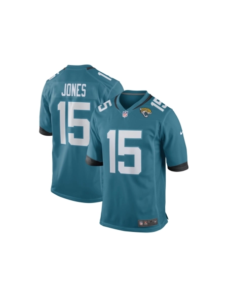 Mens Jacksonville Jaguars Tim Jones Teal Game Player Jersey