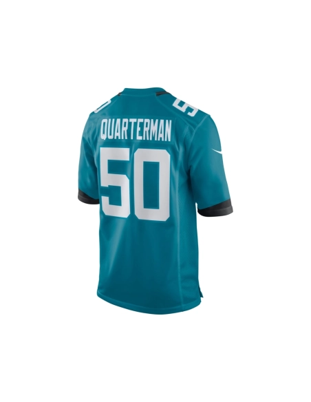 Mens Jacksonville Jaguars Shaquille Quarterman Teal Game Jersey