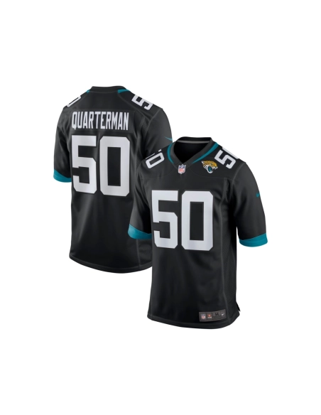 Mens Jacksonville Jaguars Shaquille Quarterman Black Game Jersey
