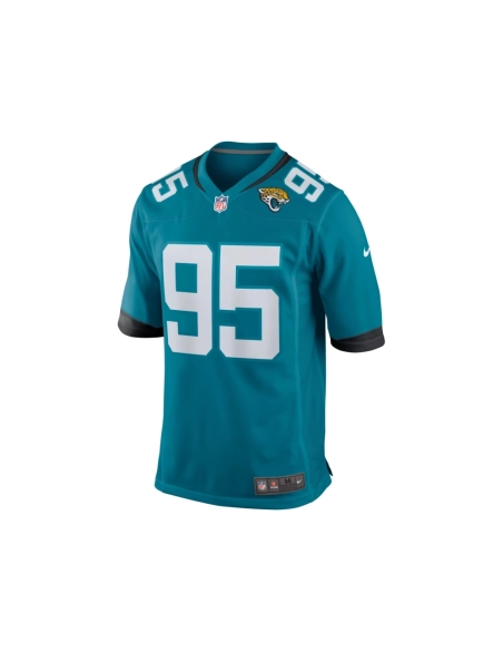 Mens Jacksonville Jaguars Roy Robertson-Harris Teal Game Jersey