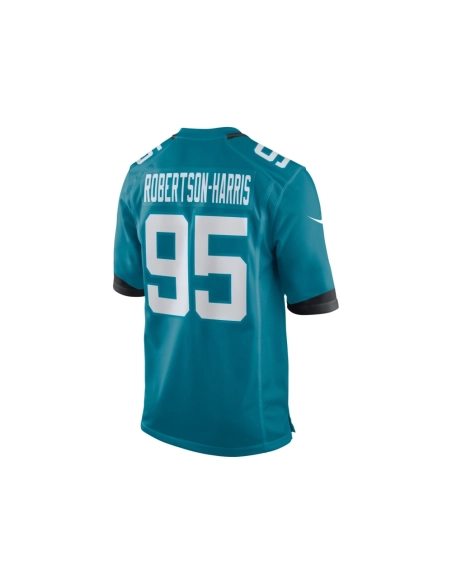 Mens Jacksonville Jaguars Roy Robertson-Harris Teal Game Jersey