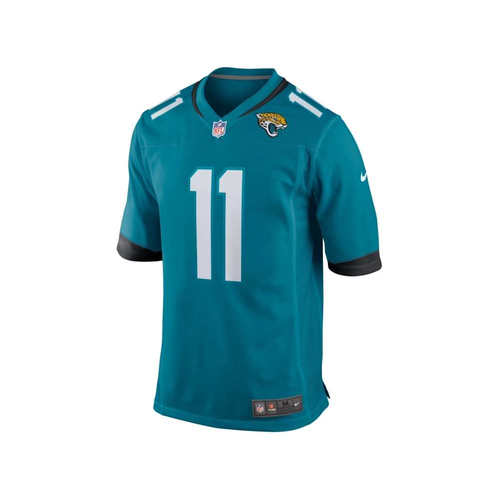 Mens Jacksonville Jaguars Parker Washington Teal Team Game Jersey