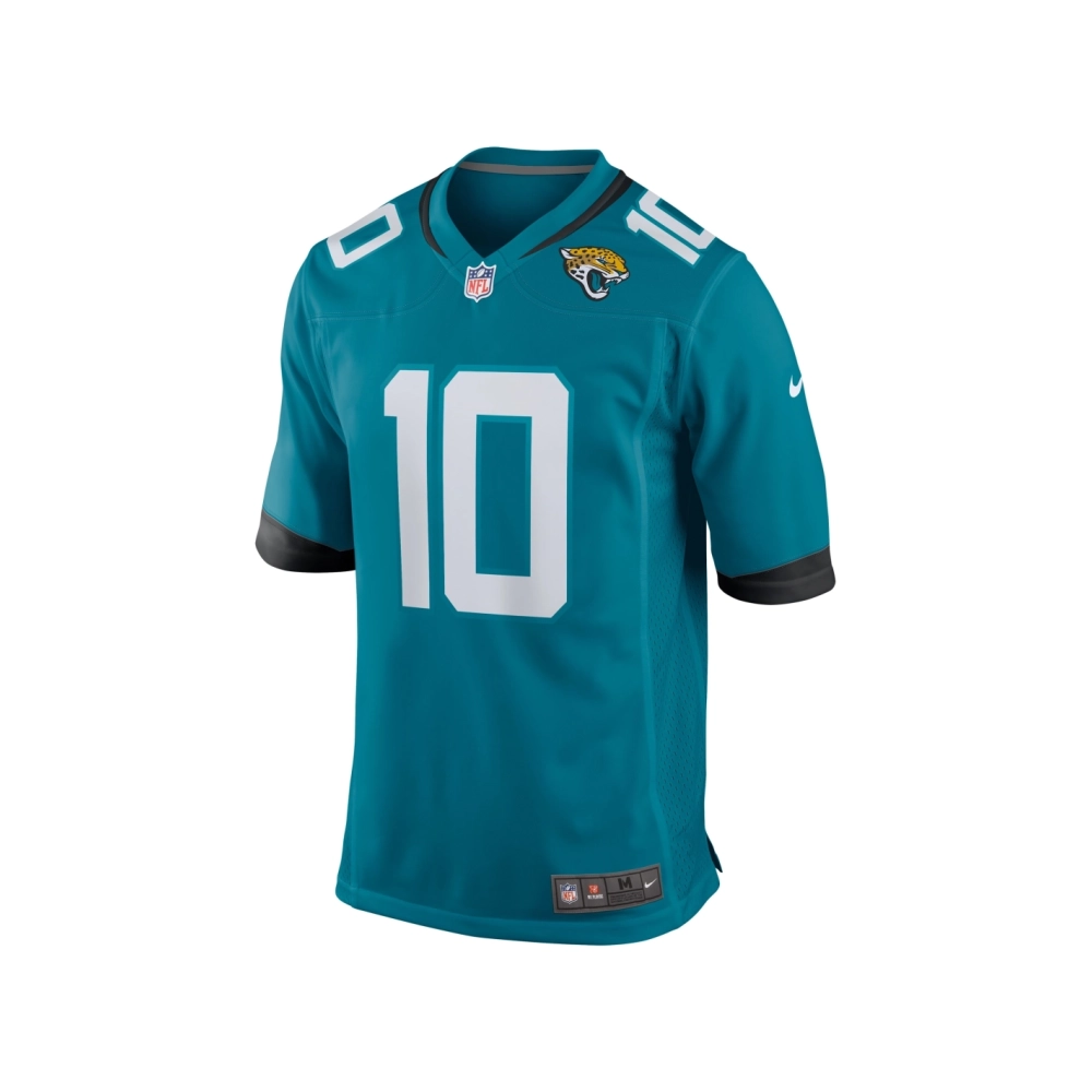 Mens Jacksonville Jaguars Mac Jones Teal Team Game Jersey