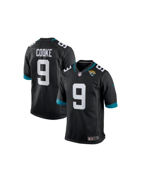 Mens Jacksonville Jaguars Logan Cooke Black Game Jersey